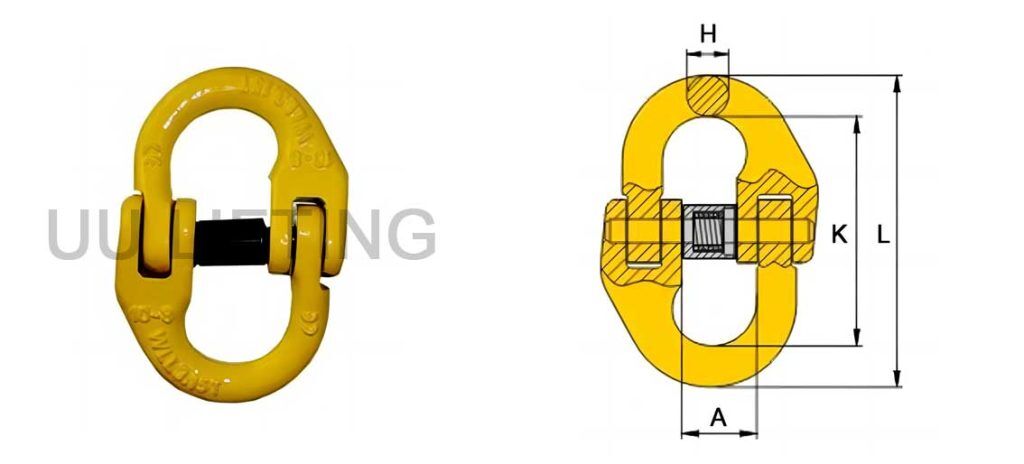 G80 Forged Connecting Link/Chain Connector - UULIFTING
